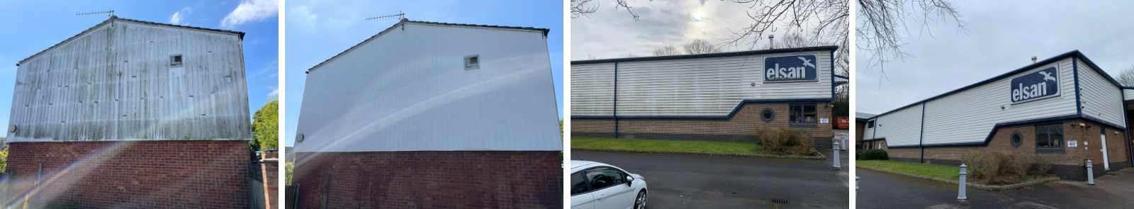 Before and After Cladding Cleaning