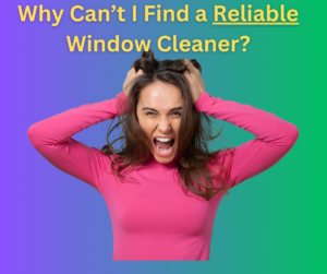 Why cant i find a reliable window cleaner