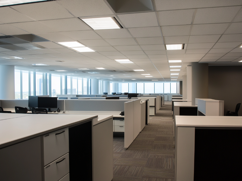 office ceiling cleaning