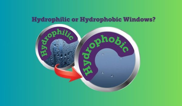 Hydrophobic or Hydrophilic Windows